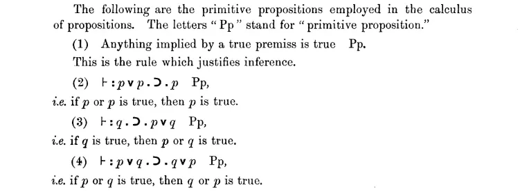 Logical axioms